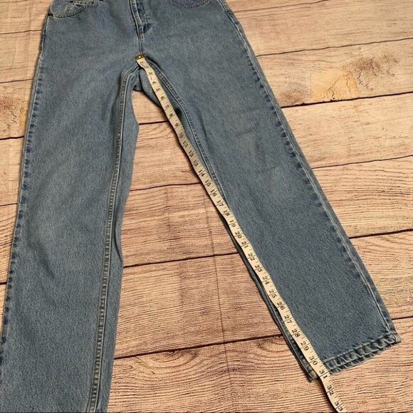 Vintage Liz Claiborne Mom Jeans high rise straight leg jeans Size 8 Light wash - Picture 8 of 9